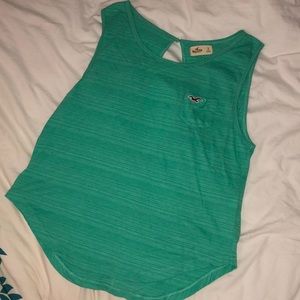Hollister flowy open back tanktop